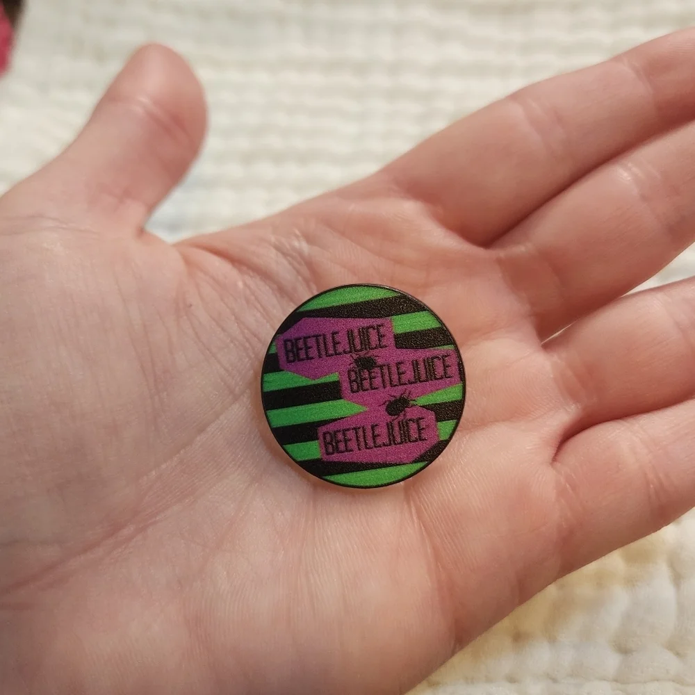 3 For $15/ 5 For $20 Pin- Beetlejuice